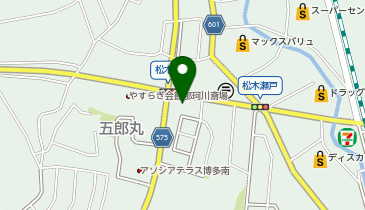 松木西公園の地図画像