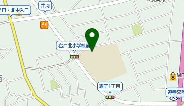 岩戸北小学校(体育館)の地図画像