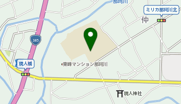 那珂川中学校(体育館)の地図画像