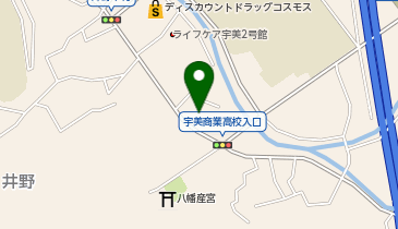 井野自治会公民館の地図画像