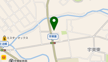 宇美東自治会公民館の地図画像