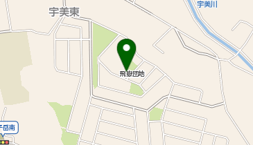 とびたけ二自治会公民館の地図画像