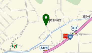 和田公民館の地図画像