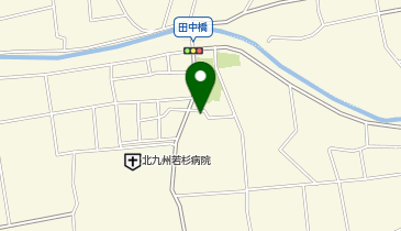 田中公民館の地図画像