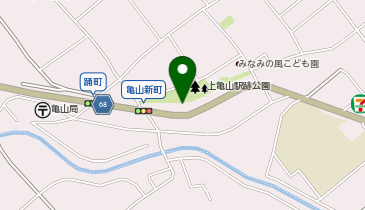 西校区ボランティアセンター(別府一公民館)の地図画像