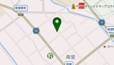 南里二公民館の地図画像