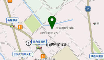 ふれあいセンター(福祉避難所)の地図画像