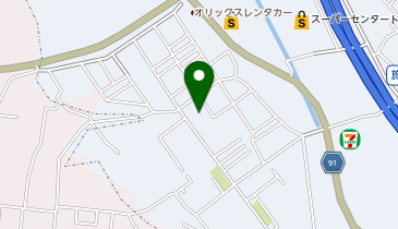 西体育館の地図画像