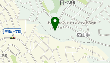 パークシティ区集会所の地図画像