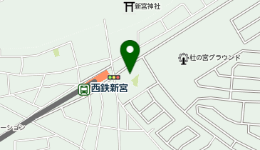 下府2区公民館の地図画像