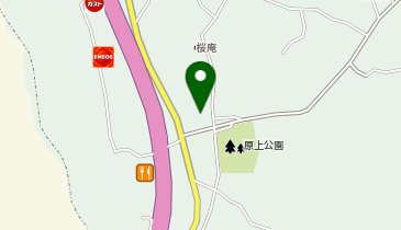 原上区公民館の地図画像