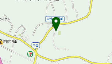 三代区公民館の地図画像
