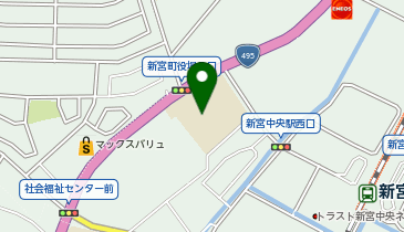 福岡特別支援学校(体育館)の地図画像