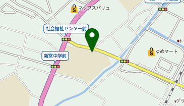 新宮町民体育館の地図画像