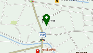 酒殿区公民館の地図画像