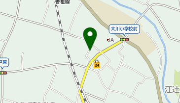 戸原区公民館の地図画像
