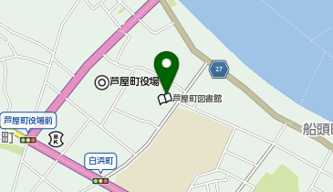 芦屋町中央公民館の地図画像