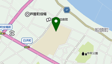 町立芦屋中学校の地図画像