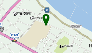 芦屋町武道館の地図画像