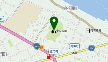 芦屋中央公園の地図画像