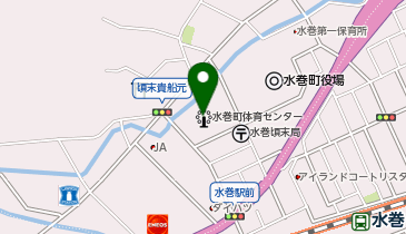 水巻町体育センターの地図画像
