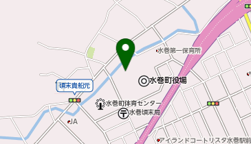 水巻町中央公民館の地図画像