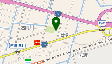 旧停公民館の地図画像
