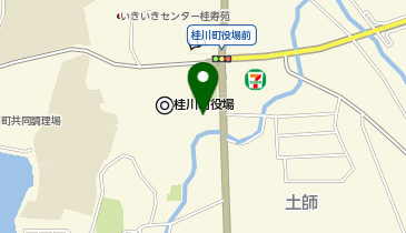 桂川町住民センターの地図画像