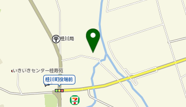 桂川町人権センターの地図画像