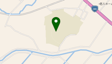 三輪中学校グラウンドの地図画像