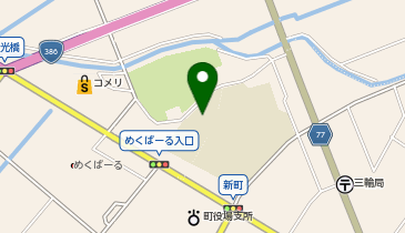 三輪小学校体育館の地図画像