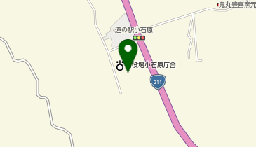 小石原公民館の地図画像