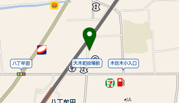 大木町子育て交流センターの地図画像