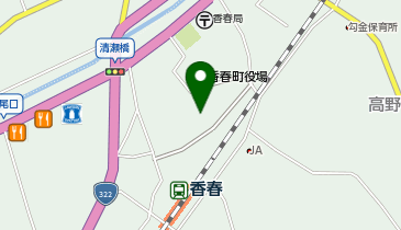 香春町体育センターの地図画像