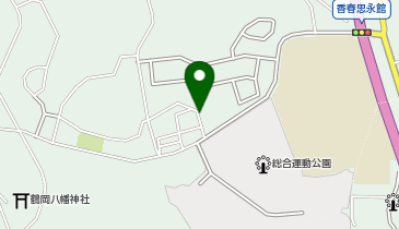 香春町中央隣保館の地図画像