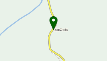 迫田公民館の地図画像