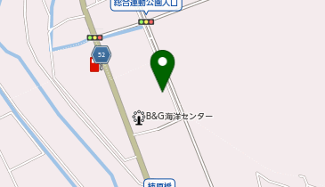 大任町レインボーホールの地図画像