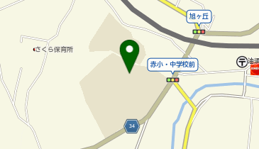 赤中学校の地図画像