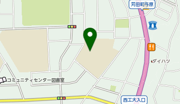 与原小学校 グランドの地図画像