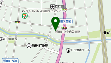 中央公民館の地図画像