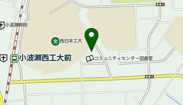 小波瀬コミュニティセンターの地図画像