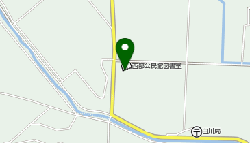 西部公民館の地図画像