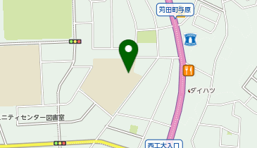 与原小学校 体育館の地図画像