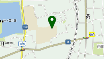 馬場小学校 体育館の地図画像