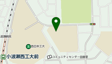 小波瀬コミュニティセンターの地図画像