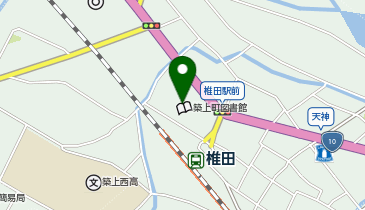 築上町文化会館(コマーレ)の地図画像