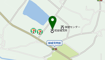 築上町役場築城支所の地図画像