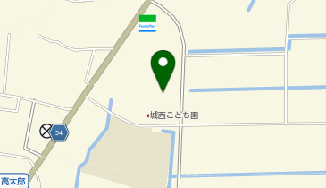 西与賀公民館の地図画像
