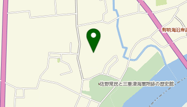 中川副公民館の地図画像