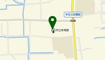 佐賀市立体育館の地図画像